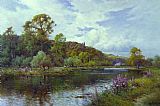 Alfred de Breanski The Thames - Summer Morning near Maidenhead painting